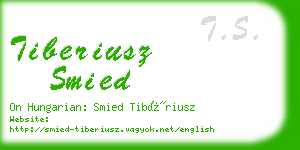 tiberiusz smied business card